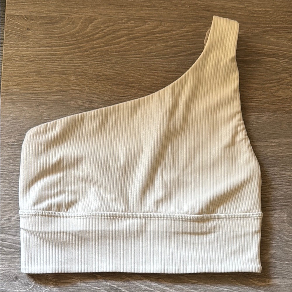 Lululemon Cream Ribbed bra